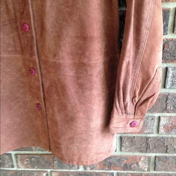 SAVANNAH Leather Jacket Size Small - Picture 5 of 7